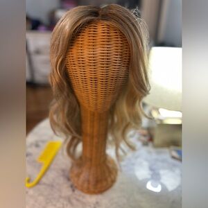 Raquel Welch Down Time SS Golden Wheat Lacefront 100%Handtied  Plucked &Thinned